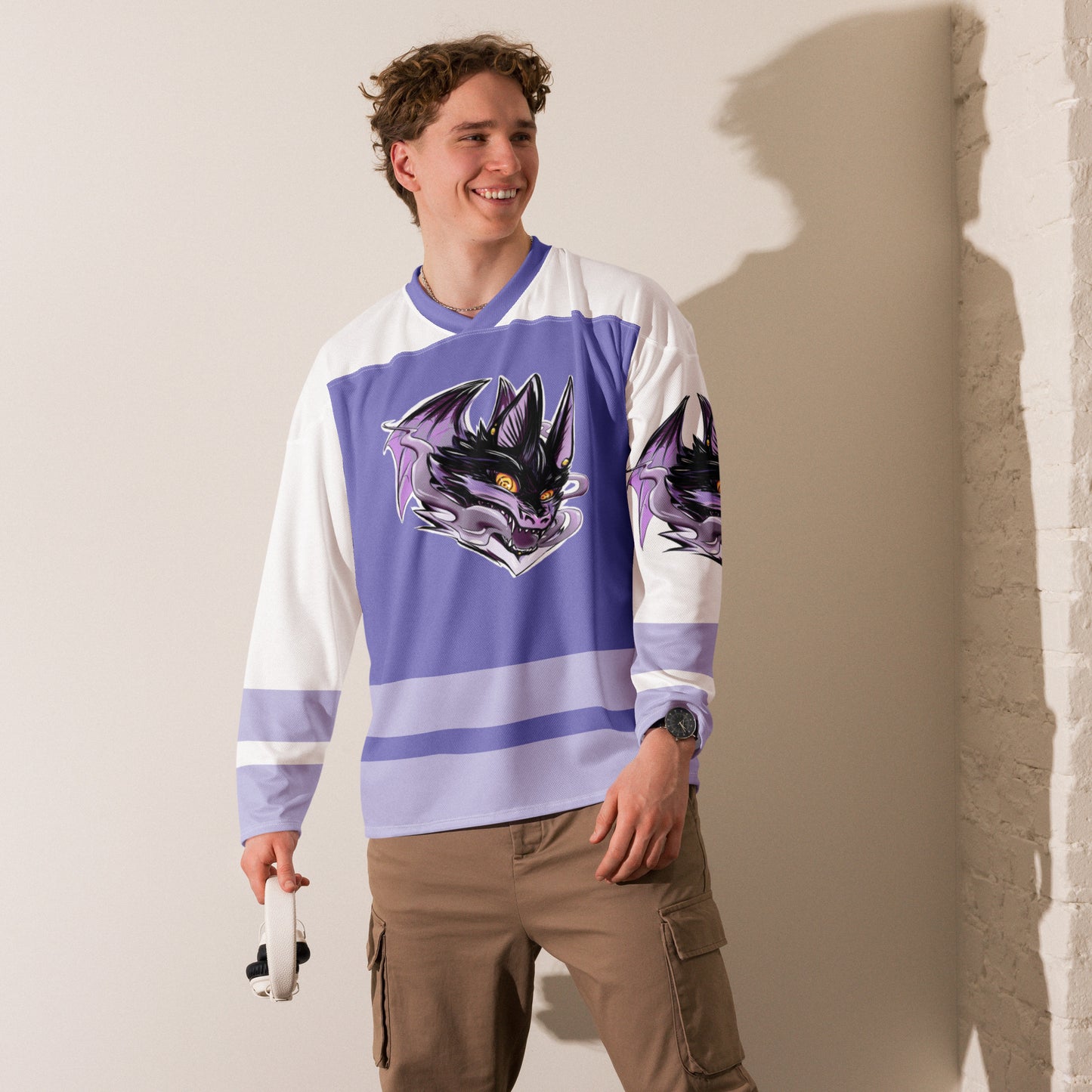 Team Bat - Recycled hockey fan jersey