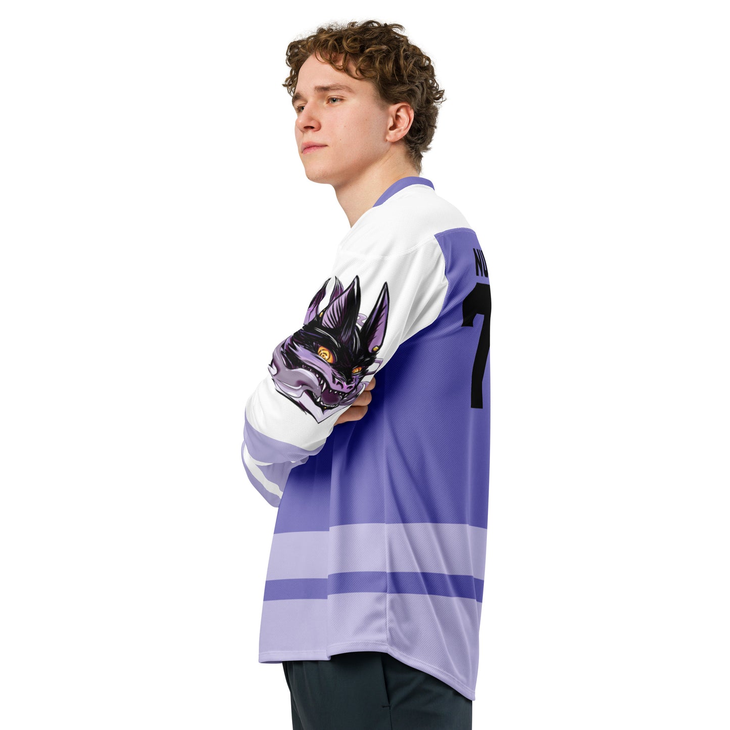 Team Bat - Recycled hockey fan jersey