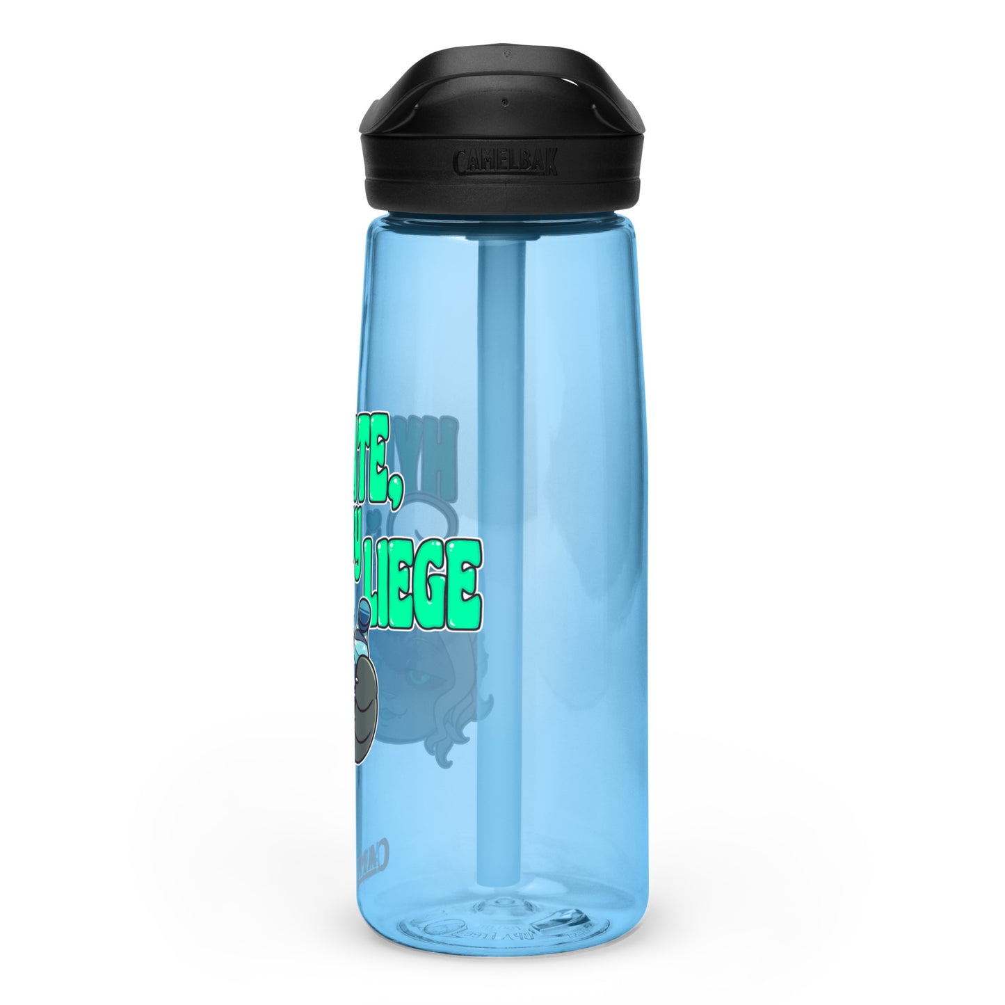 "Hydrate, my Liege" Sports water bottle