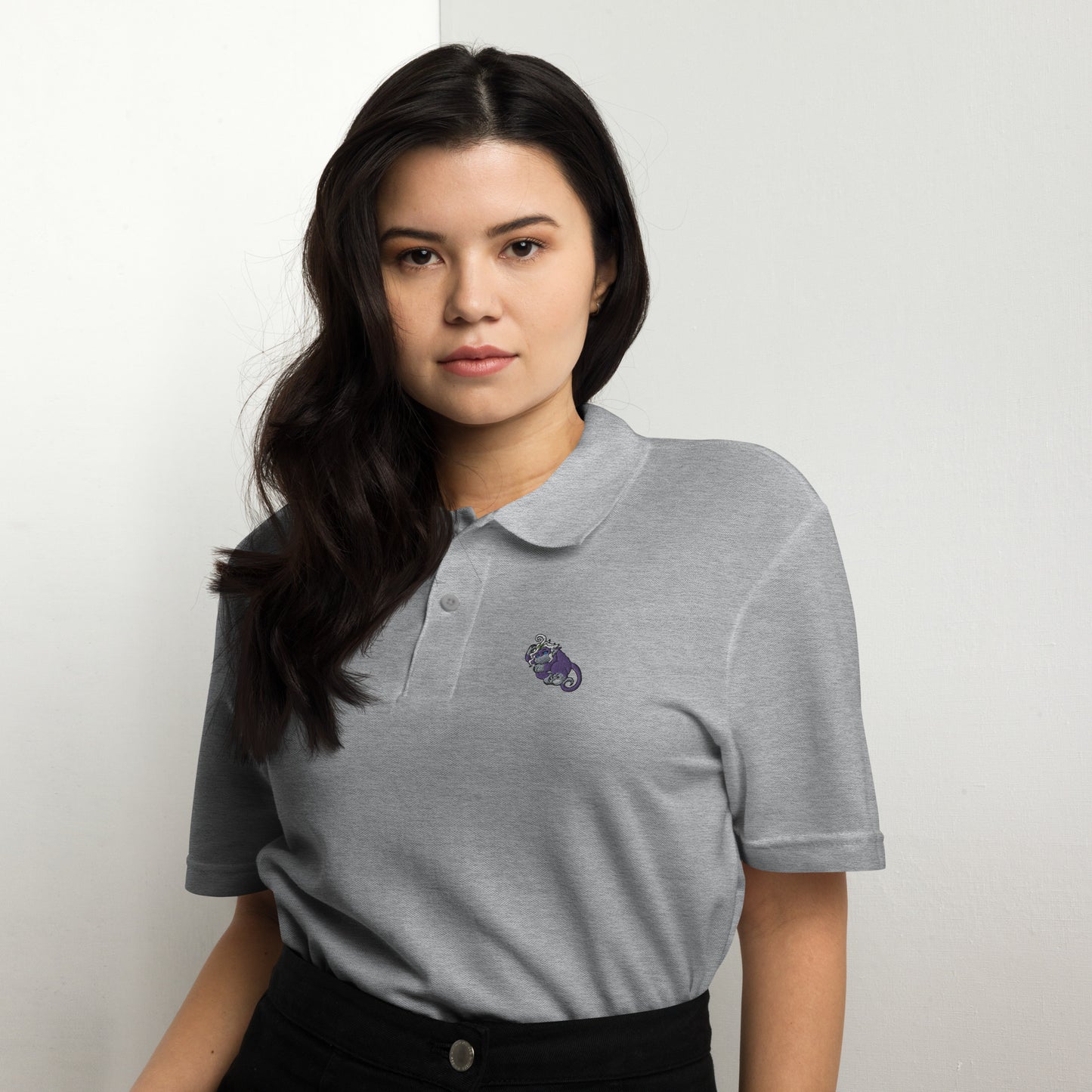 "Skrunkly" Unisex pique polo shirt