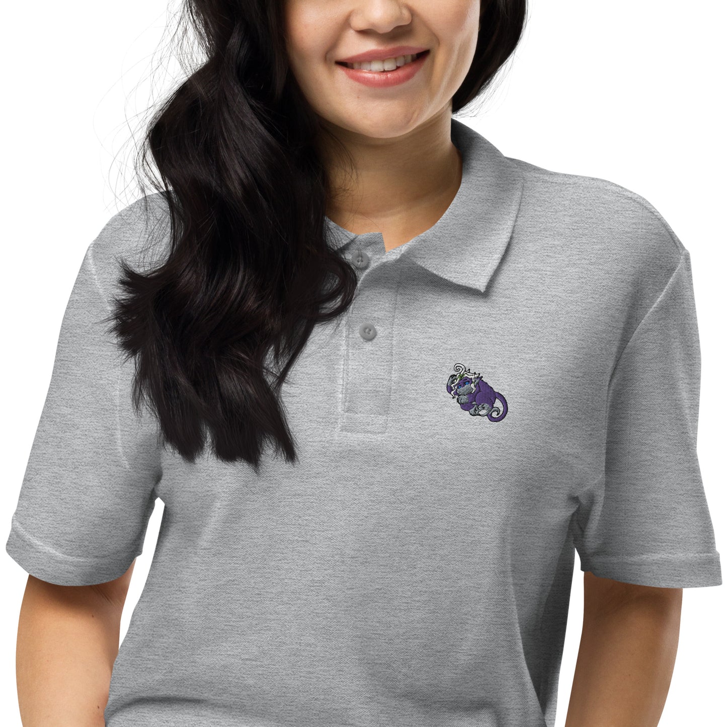 "Skrunkly" Unisex pique polo shirt